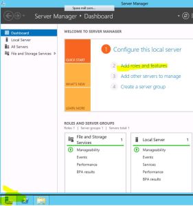 Install Windows Server Backup