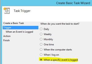 Task scheduler_event